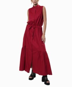 Sleeveless Red Cocktail Dress RI24