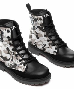Acura Lace Up Leather Boots Custom Any Logo, Car Model, Or Sport Team