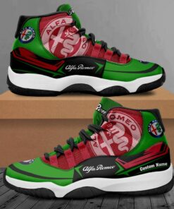 Alfa Romeo sneaker vintage shoes, Custom any logo or Car model