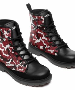 AMG Lace Up Leather Boots Custom Any Logo, Car Model, Or Sport Team