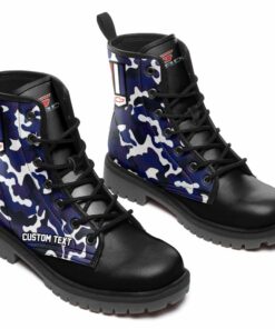 camaro ss Lace Up Leather Boots Custom Any Logo, Car Model, Or Sport Team