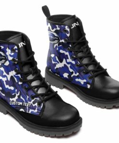 Datsun Lace Up Leather Boots Custom Any Logo, Car Model, Or Sport Team