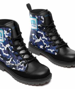 General Motors Lace Up Leather Boots Custom Any Logo, Car Model, Or Sport Team