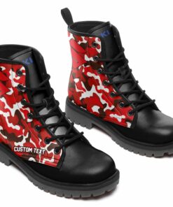 Gsx Lace Up Leather Boots Custom Any Logo, Car Model, Or Sport Team