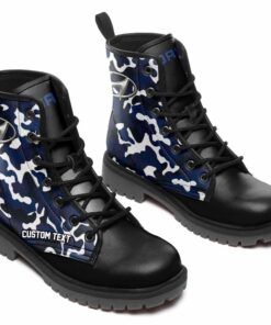Hyundai Lace Up Leather Boots Custom Any Logo, Car Model, Or Sport Team