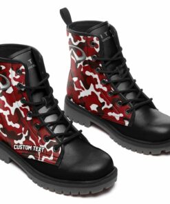 Infiniti Lace Up Leather Boots Custom Any Logo, Car Model, Or Sport Team