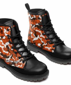 KTM Lace Up Leather Boots Custom Any Logo, Car Model, Or Sport Team