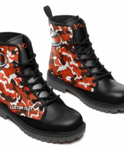 Kubota Lace Up Leather Boots Custom Any Logo, Car Model, Or Sport Team
