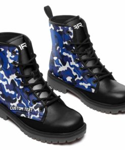 Mopar Lace Up Leather Boots Custom Any Logo, Car Model, Or Sport Team