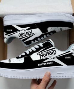 Norton vintage shoes, Custom any logo or Car model