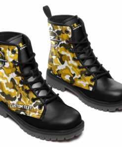 Opel Lace Up Leather Boots Custom Any Logo, Car Model, Or Sport Team