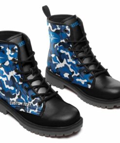 Polaris Lace Up Leather Boots Custom Any Logo, Car Model, Or Sport Team