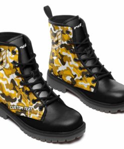 Pontiac Firebird Lace Up Leather Boots Custom Any Logo, Car Model, Or Sport Team