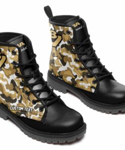 Scania V8 Lace Up Leather Boots Custom Any Logo, Car Model, Or Sport Team