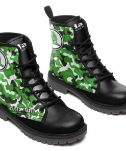 Skoda Lace Up Leather Boots Custom Any Logo, Car Model, Or Sport Team