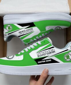 Skoda vintage shoes, Custom any logo or Car model