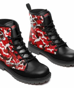 Toyota trd Lace Up Leather Boots Custom Any Logo, Car Model, Or Sport Team