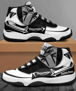 Triumph Motorcycles sneaker vintage shoes, Custom any logo or Car model