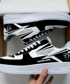 Triumph Motorcycles vintage shoes, Custom any logo or Car model