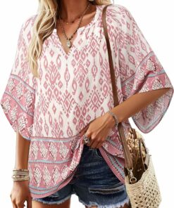 Boho V Neck Tops RI54