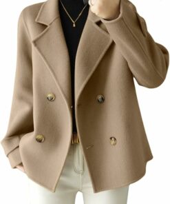 Casual Business Wool Blend Coat RI69