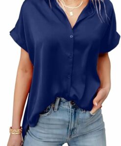 Short Sleeve Office Blouse RI57