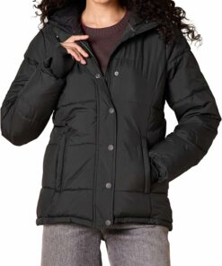 Sleeve Hooded Puffer Coat RI66