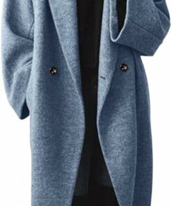 Winter Double Breasted Wool Coat RI64