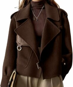 Women's Business Casual Wool Coat RI76
