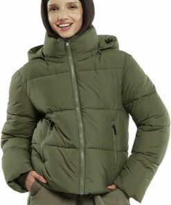 Women's Cropped Puffer Jacket RI74