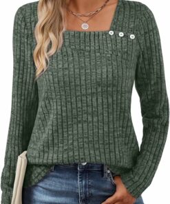 Dressy Square Neck Top RI4
