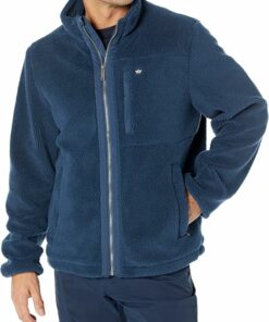 Men's Zip Front Sherpa Fleece Jacket RI47