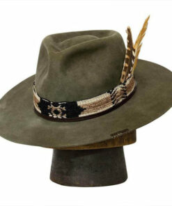 Aristocratic Attire Burning Feather Fedora