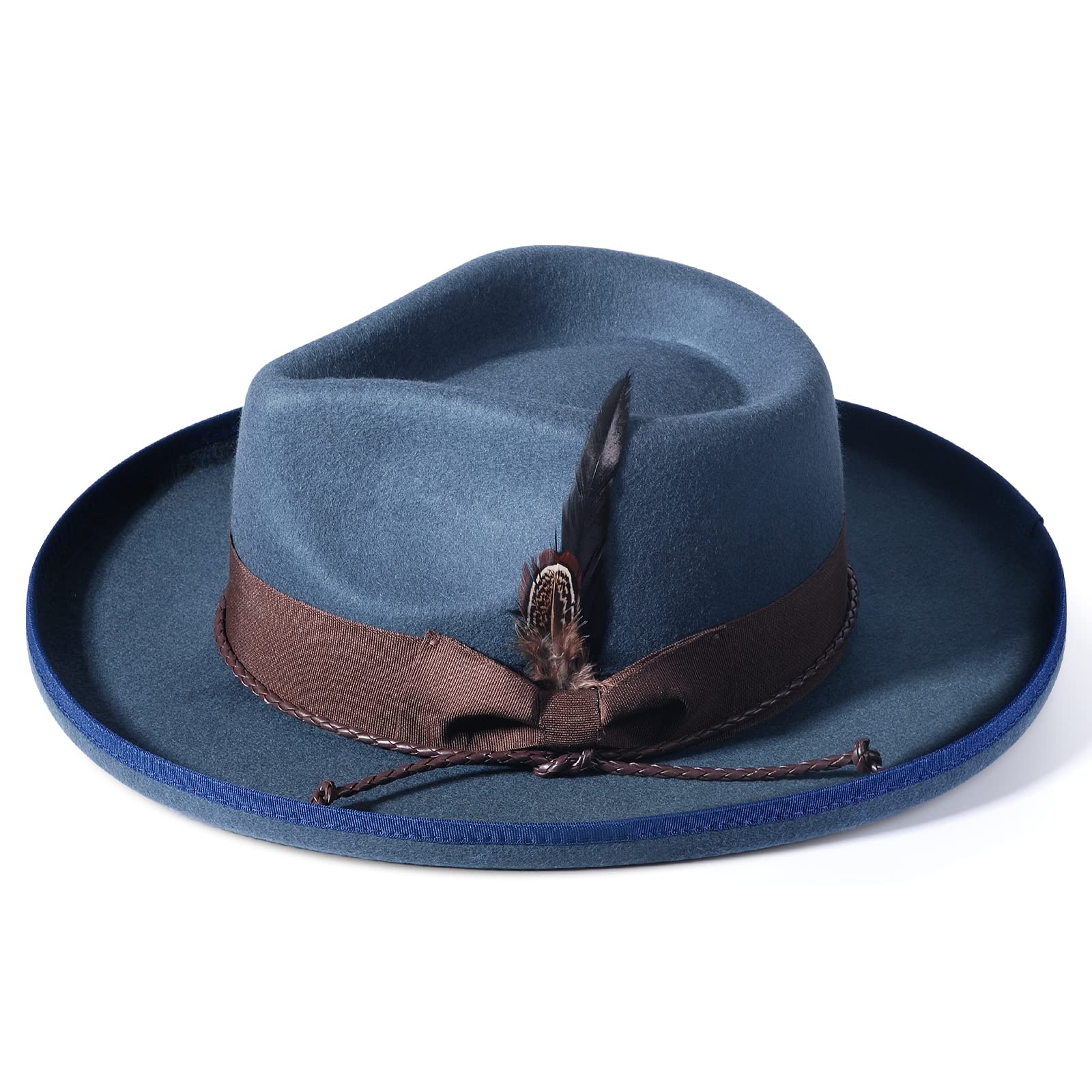 Bespoke Handmade Felt Fedora Hat - Image 4