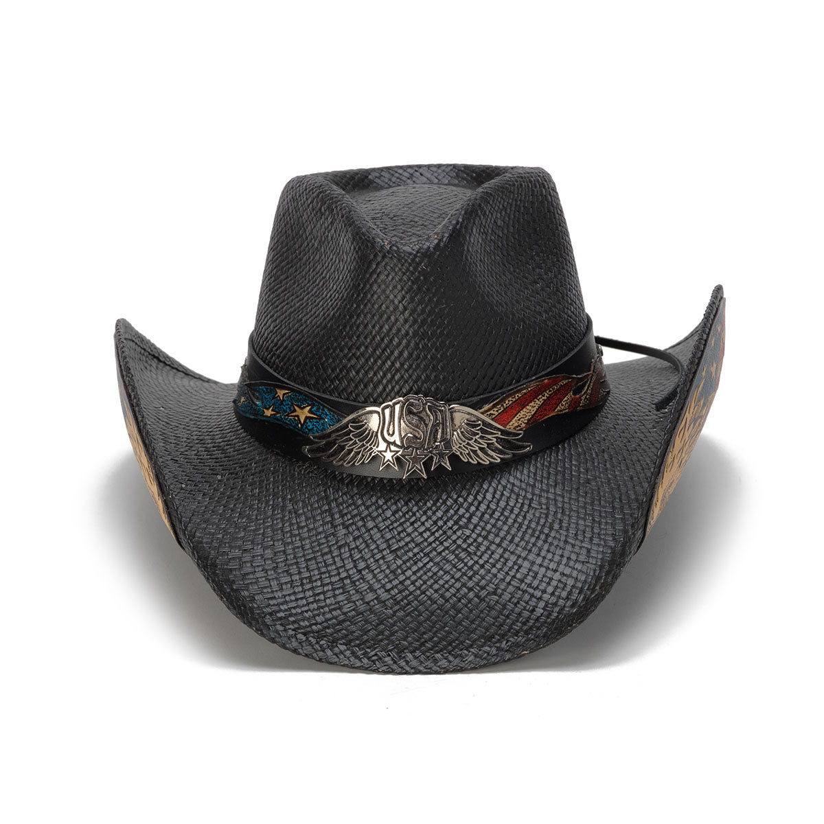 Black Eagle Straw Cowboy Hat - Image 5
