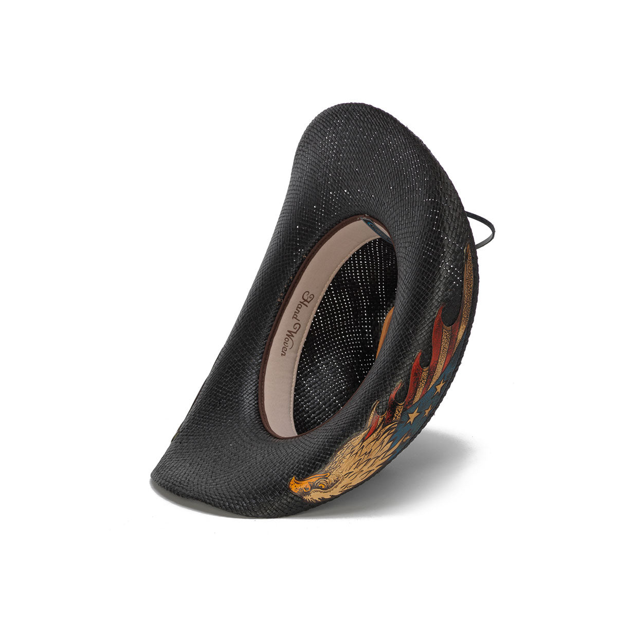 Black Eagle Straw Cowboy Hat - Image 2