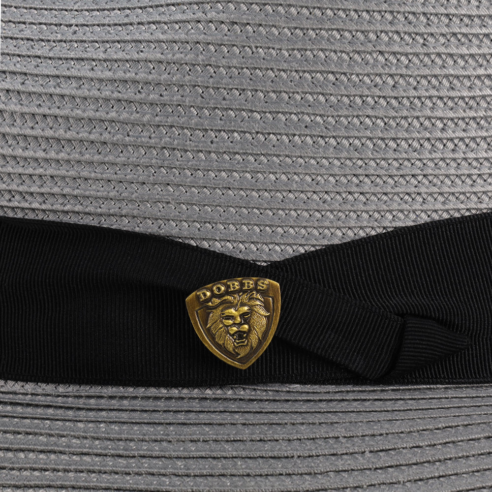 Burgundy Straw Fedora Hat - Image 6