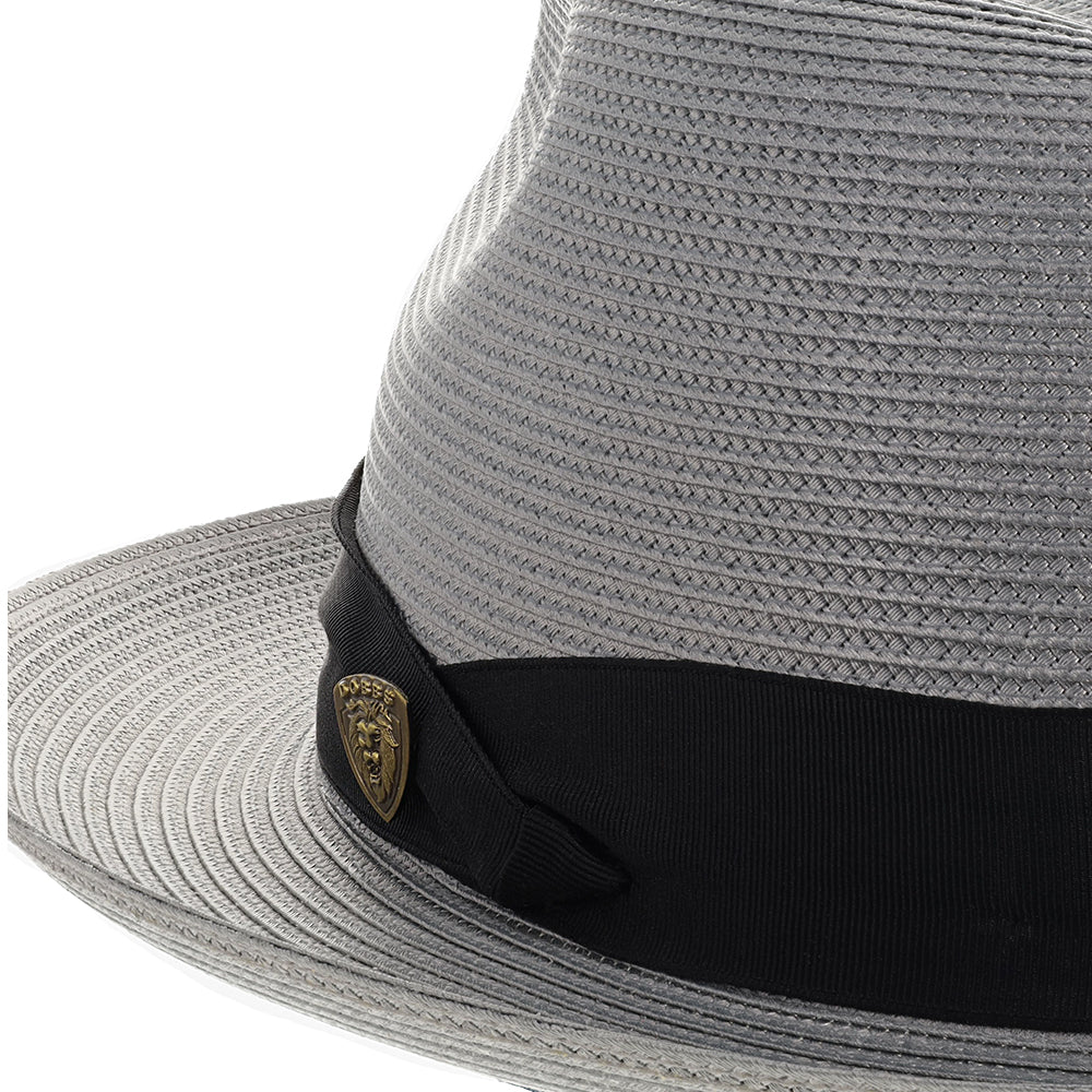 Burgundy Straw Fedora Hat - Image 7