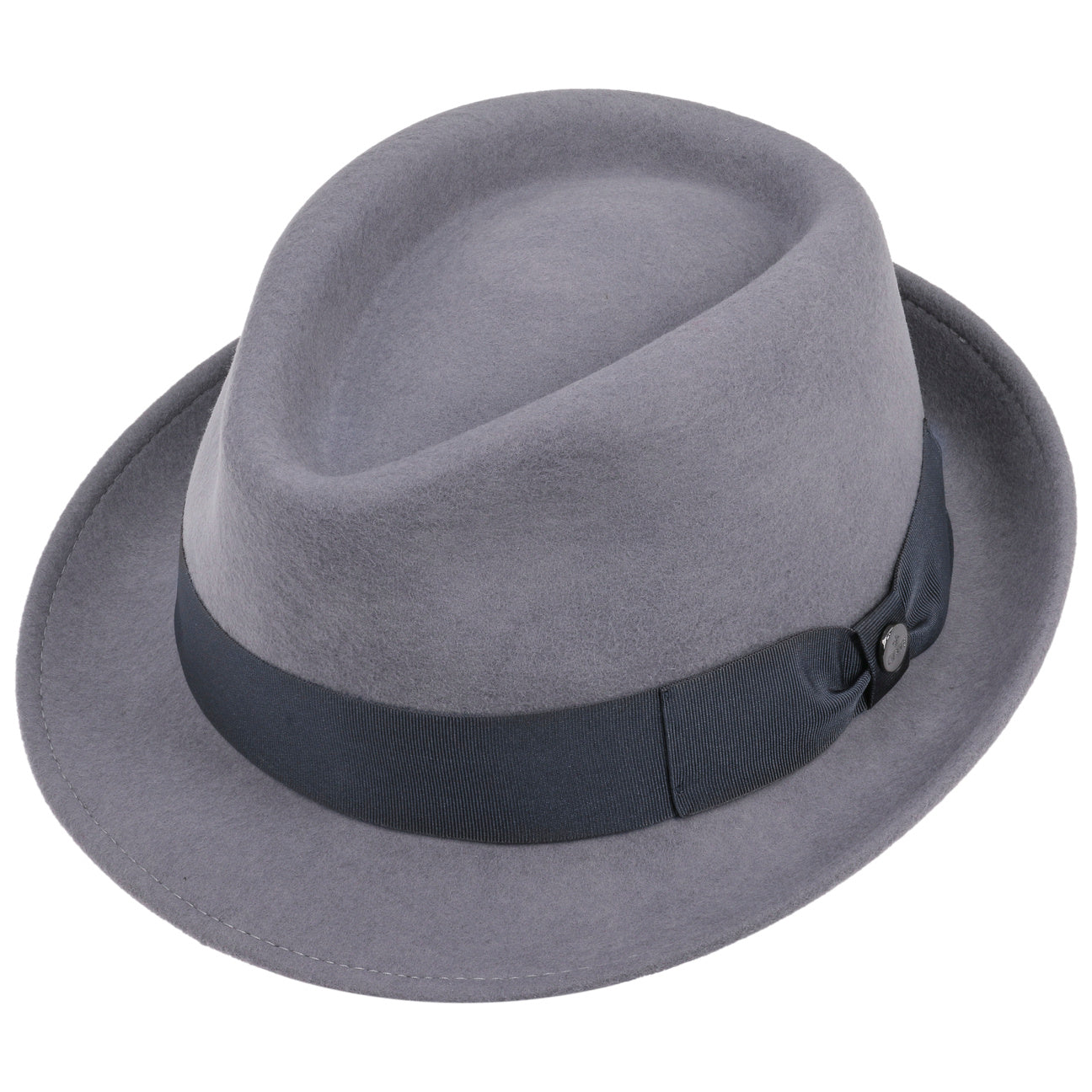 Classic Felt Trilby Fedora Hat - Image 2