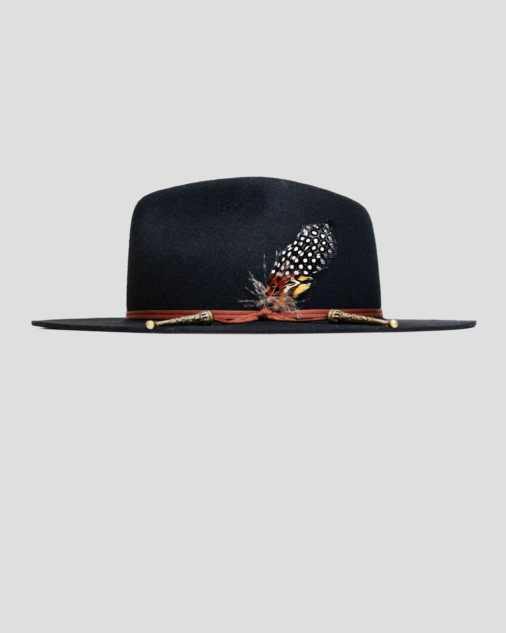 Classic Men's Felt Black Fedora Hat - Image 15