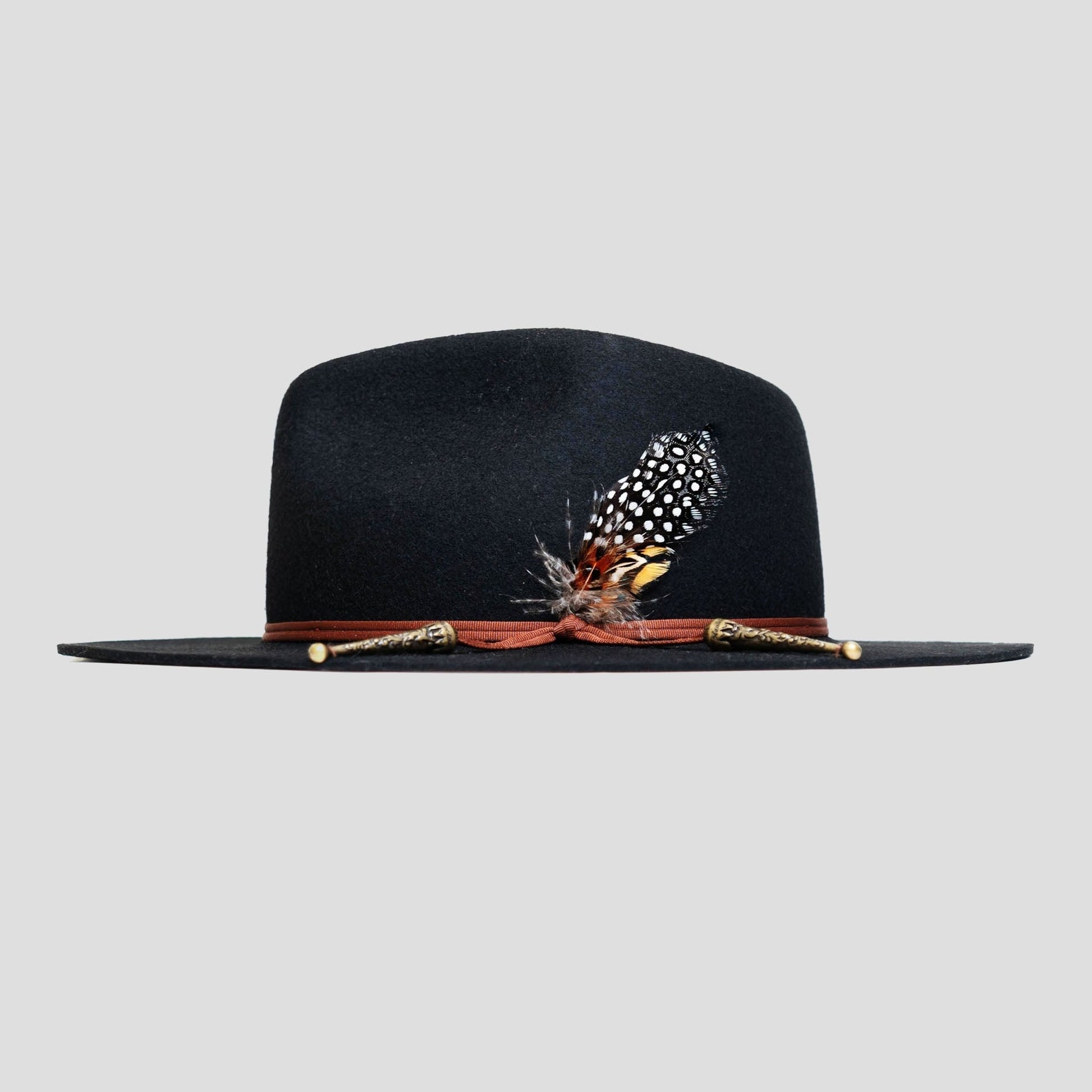 Classic Men's Felt Black Fedora Hat - Image 14