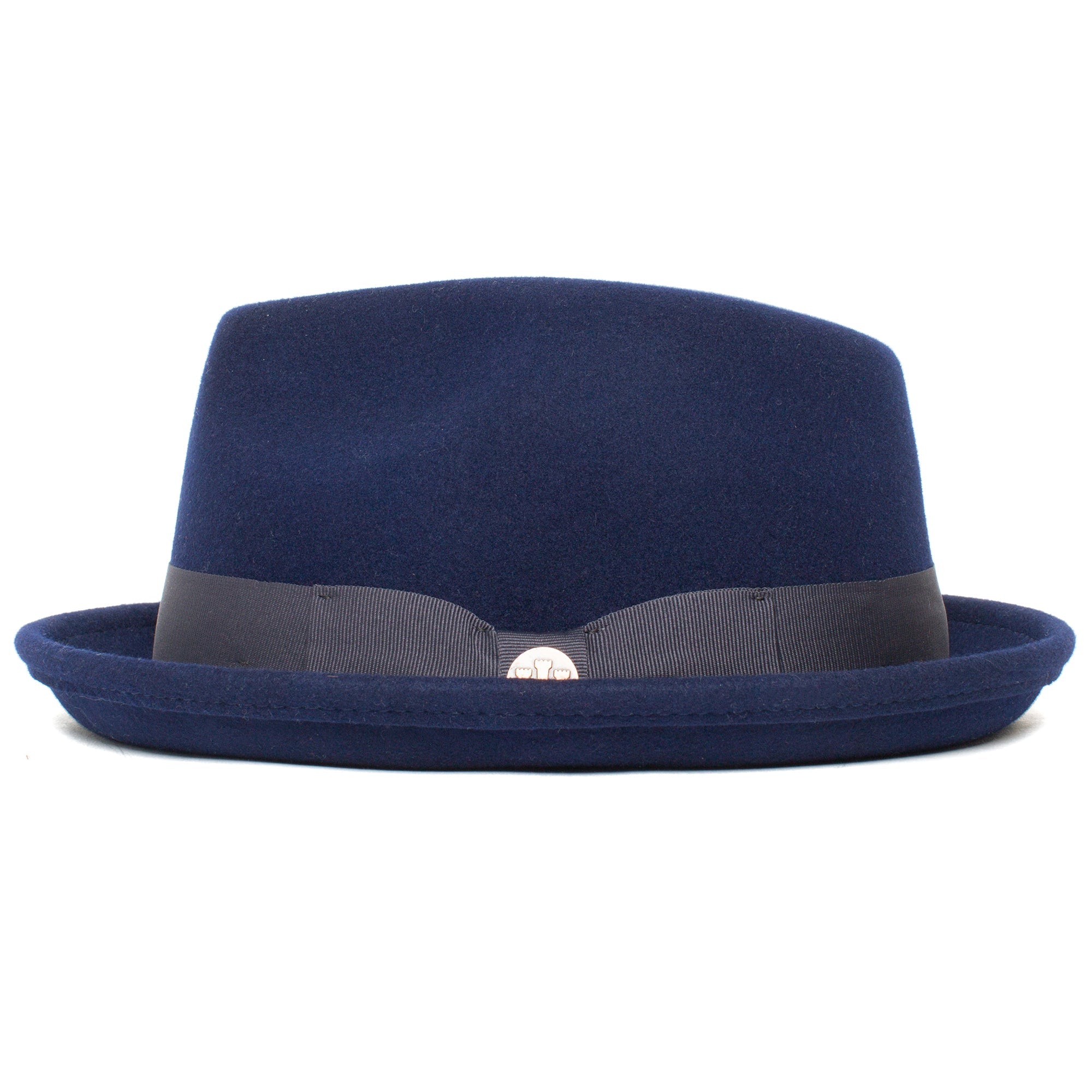 Classic Pork Pie Fedora Hat-Black - Image 9