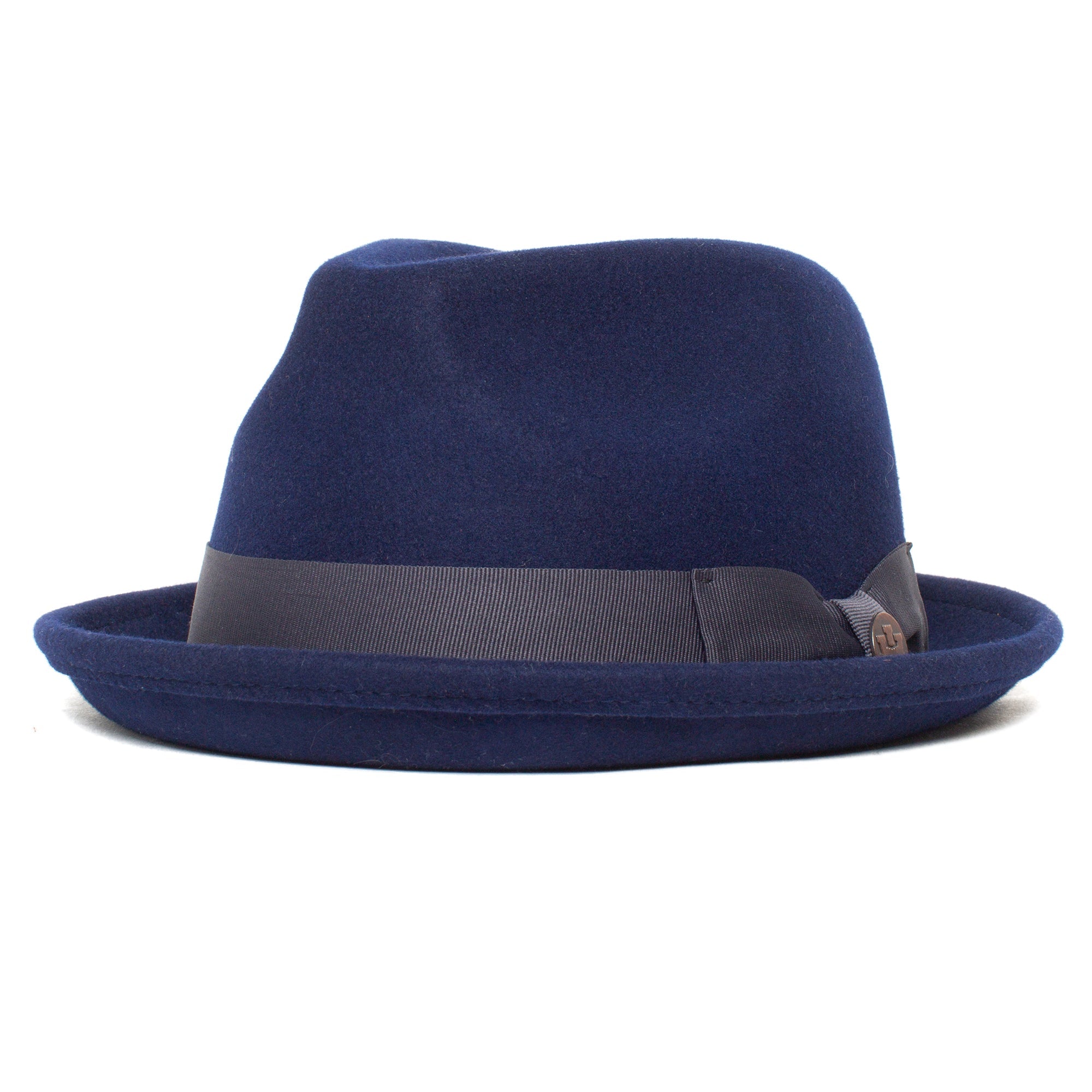 Classic Pork Pie Fedora Hat-Black - Image 7