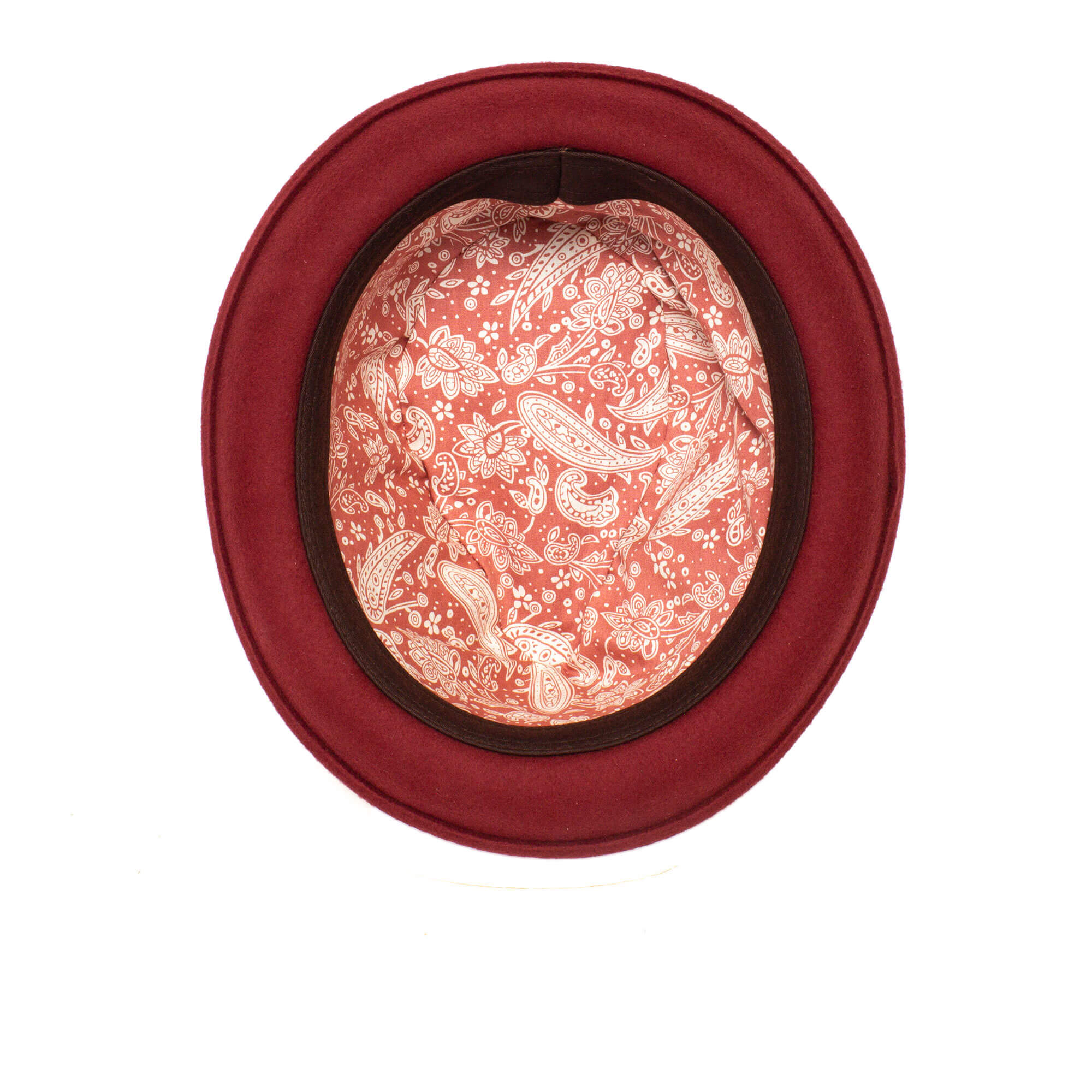 Classic Pork Pie Fedora Hat-Brown - Image 11