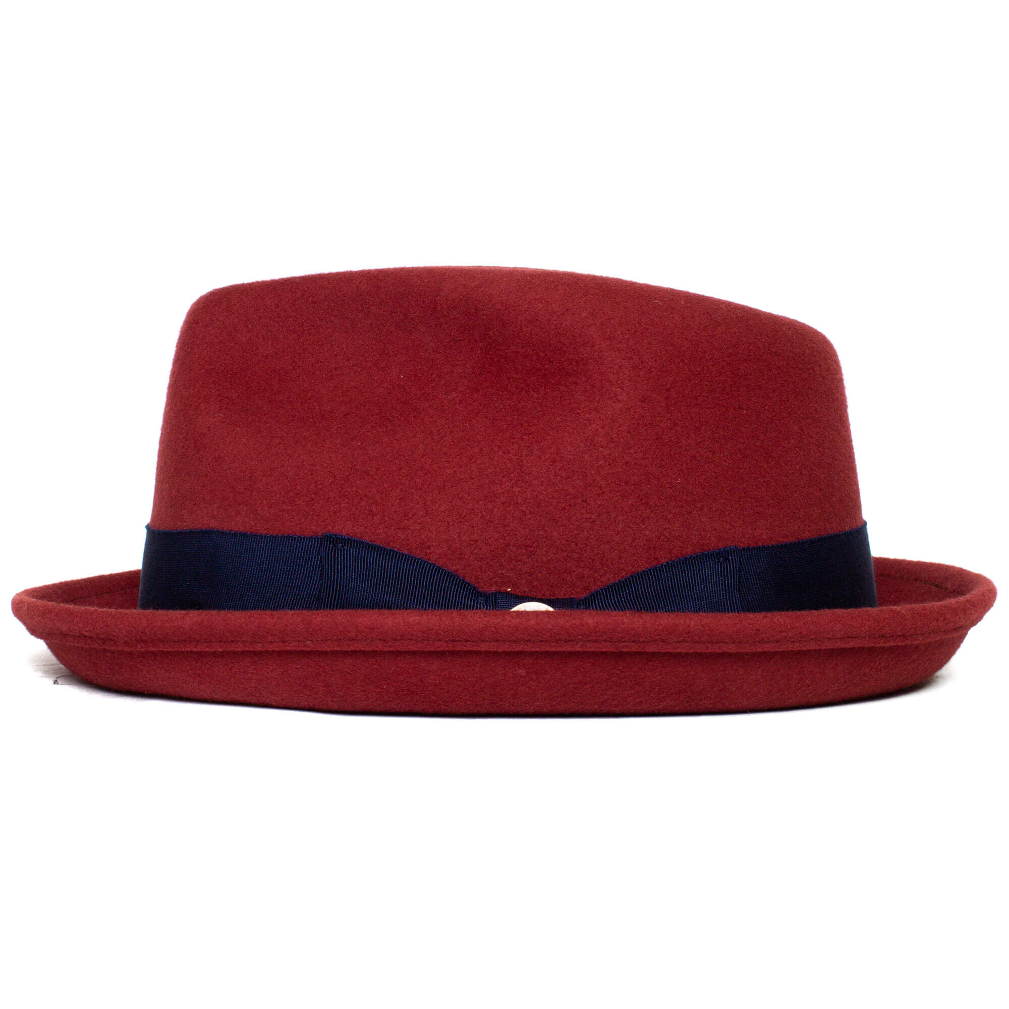 Classic Pork Pie Fedora Hat-Navy - Image 20
