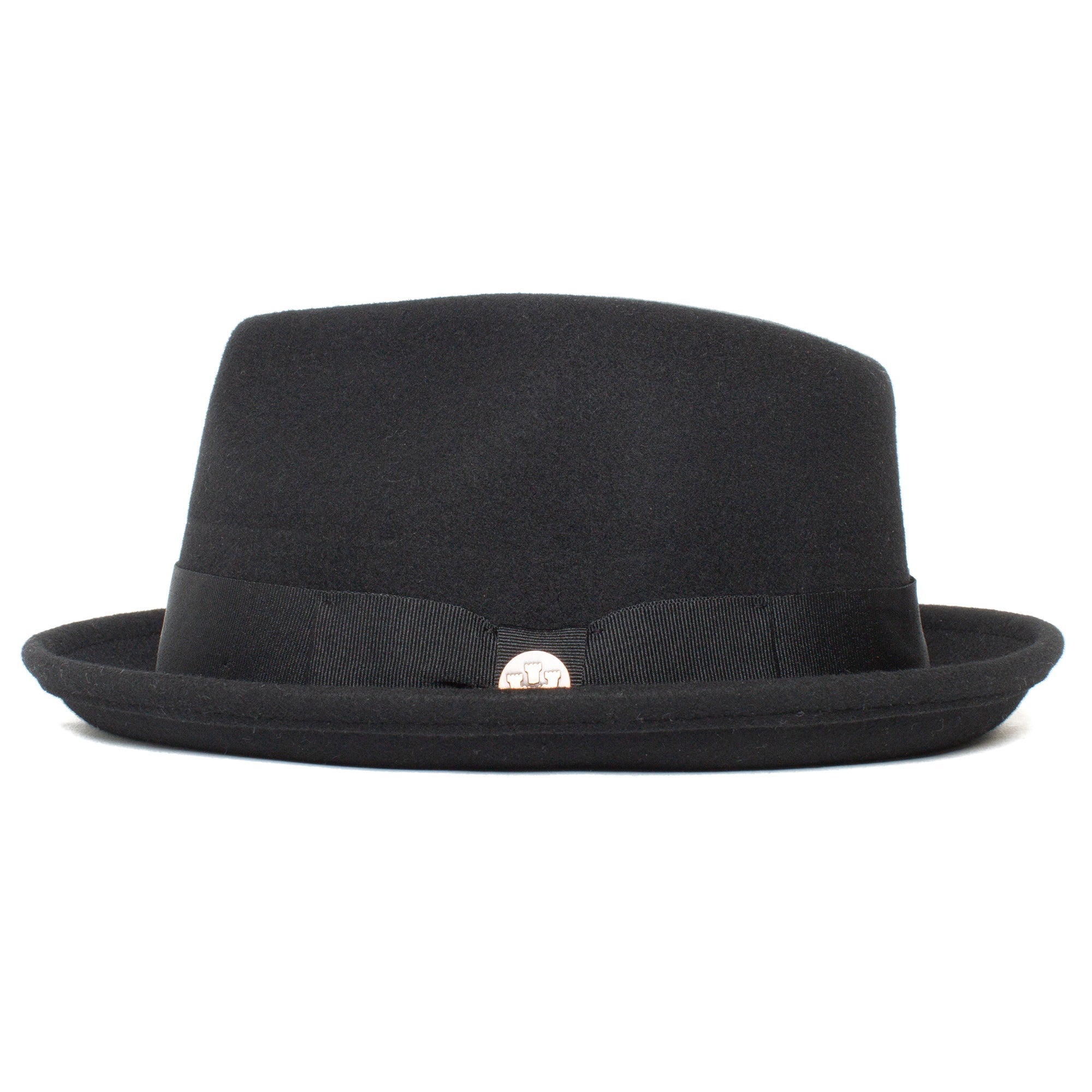 Classic Pork Pie Fedora Hat-Rust - Image 15