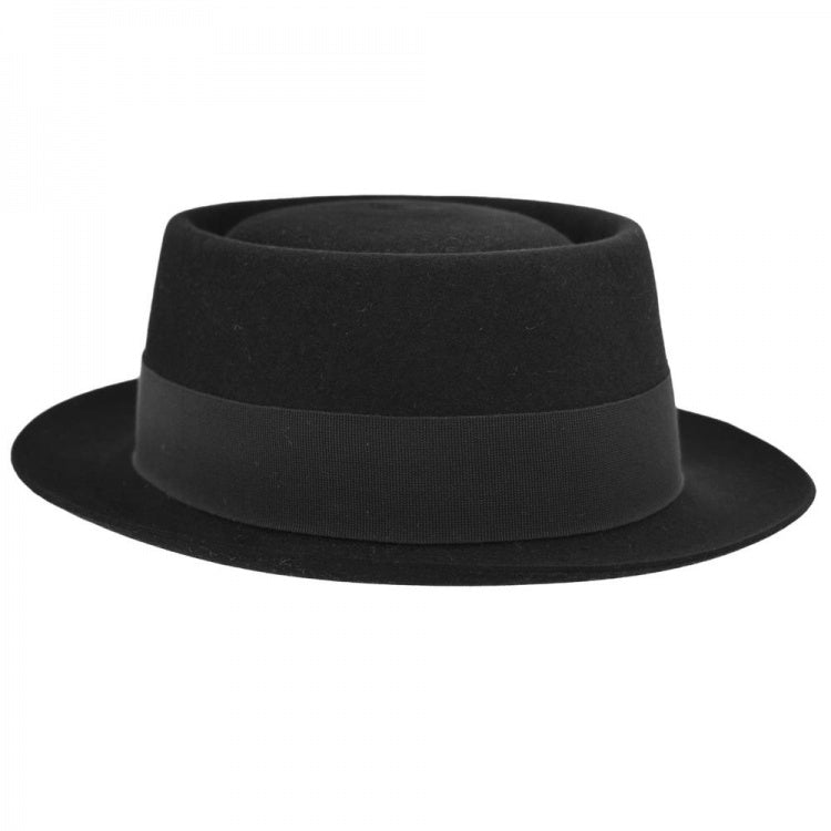 Classic Pork Pie Fur Felt Hat in Brown - Image 7