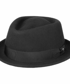 Classic Pork Pie Wool Felt Fedora Hat