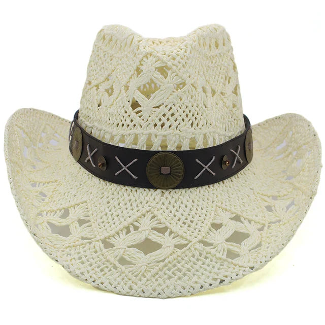 Classic Straw Cowboy Hat - Image 9