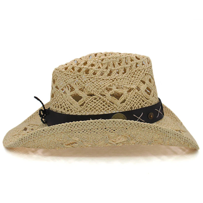 Classic Straw Cowboy Hat - Image 5